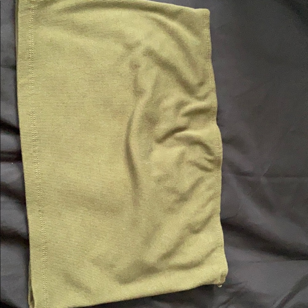 army green tube top